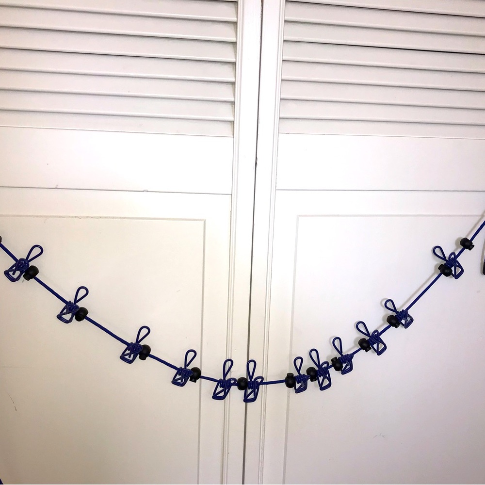 Hanging clothes line. Portable and expandable.
